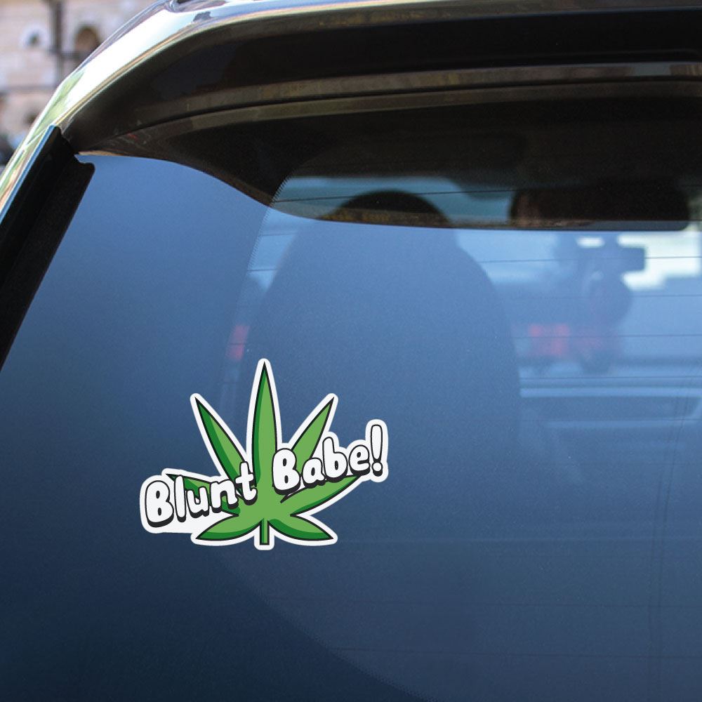 Blunt Babe Sticker Decal