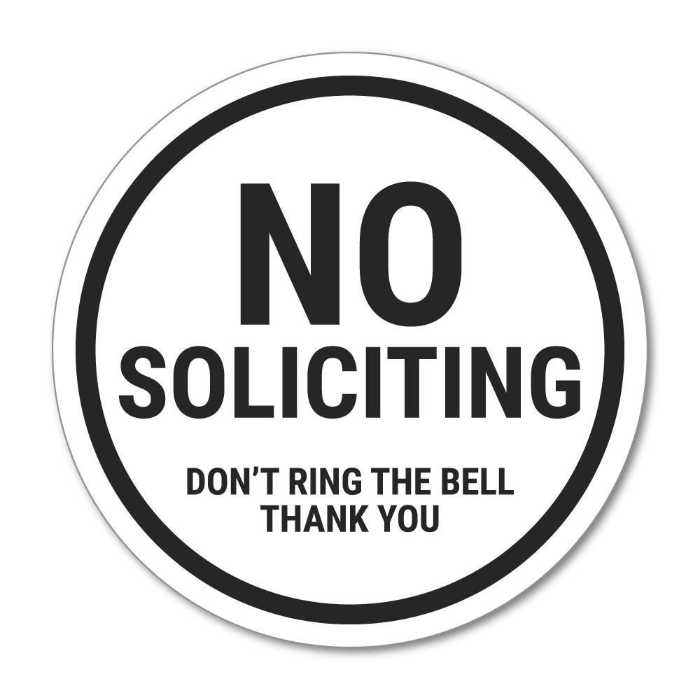 Do Not Ring The Bell Sticker Decal