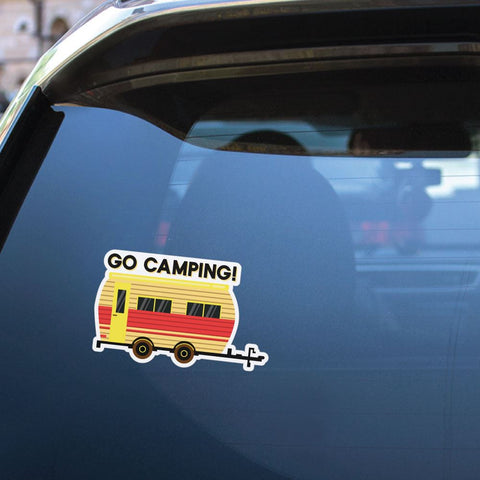 Go Camping! Sticker Decal