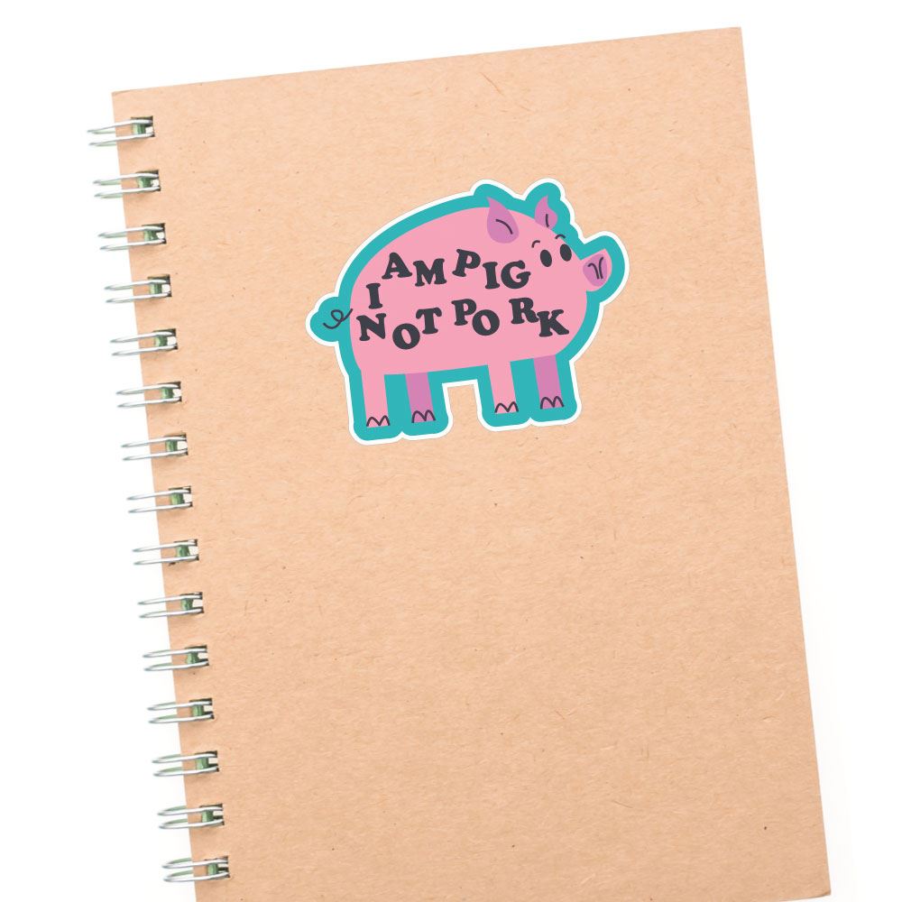 I Am Pig Not Pork Sticker Decal