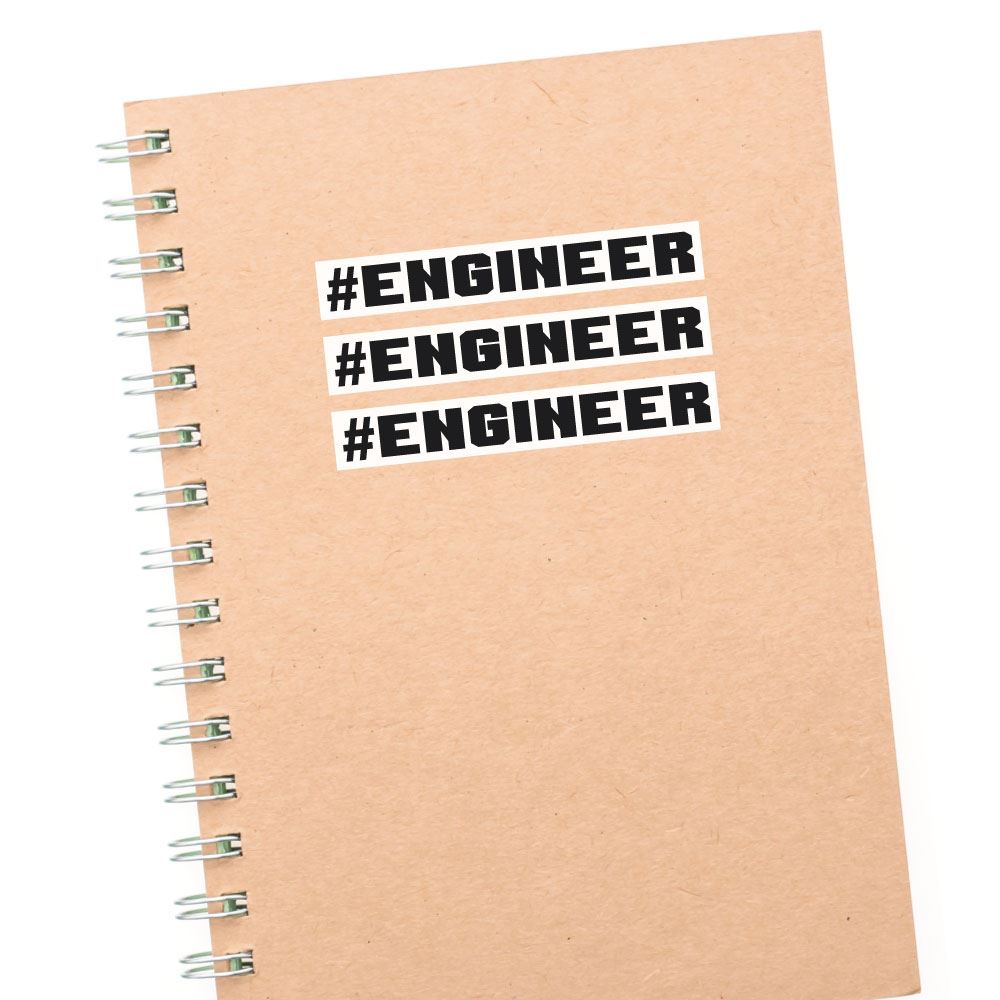 3X Engineer Sticker Decal