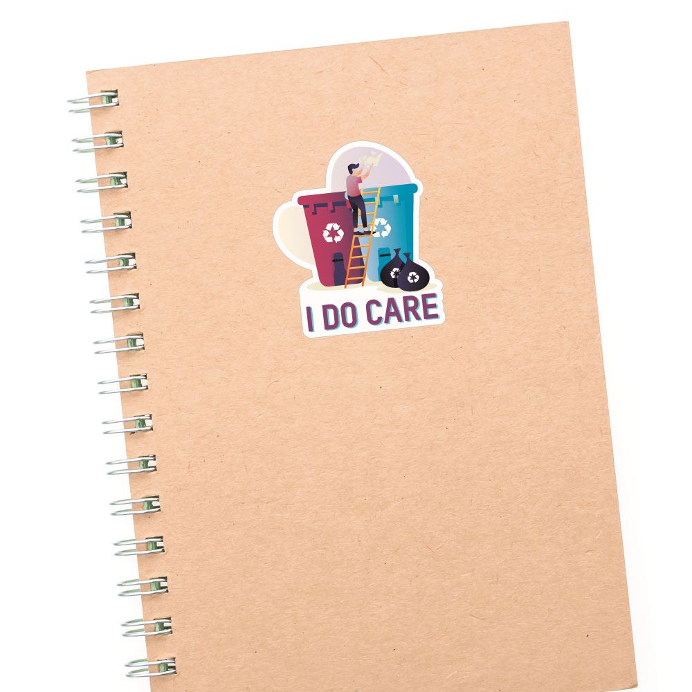 I Do Care Sticker Decal