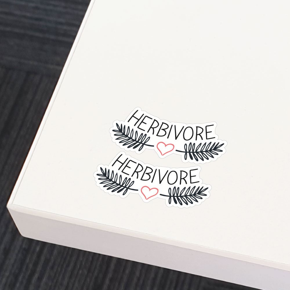 2X Herbivore Sticker Decal