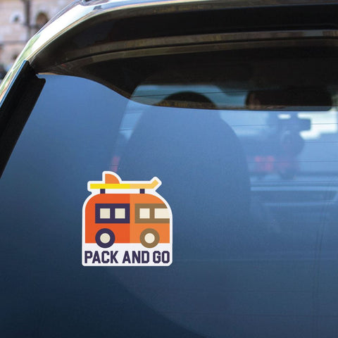 Pack And Go Sticker Decal
