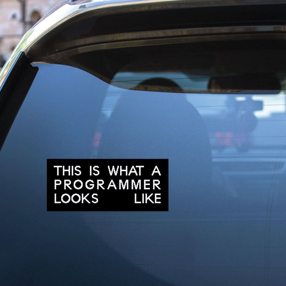 Programmer Sticker Decal
