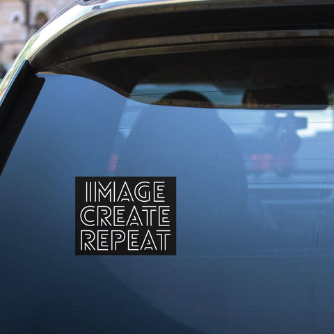 Image Create Repeat  Sticker Decal