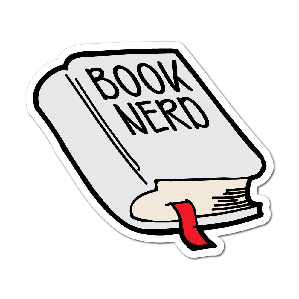 Book Nerd Sticker Decal