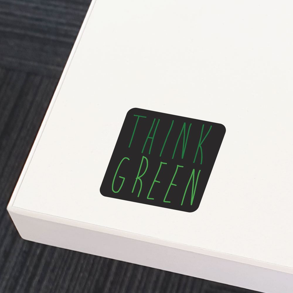 Think Green Sticker Decal